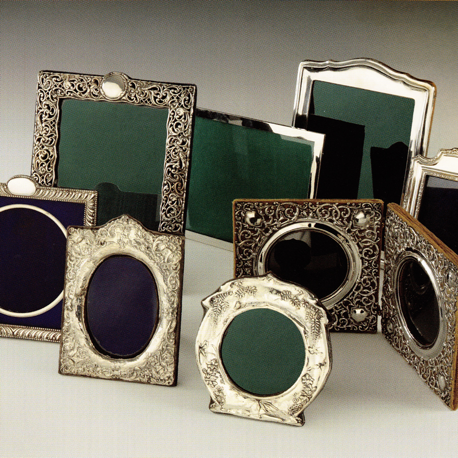 Antique Silver Photo Frames